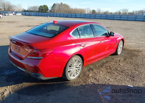 2020 Genesis G70 2.0T Rwd from USA, damaged, VIN KMTG34LA6LU056007